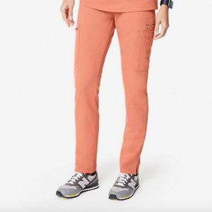 FIGS Scrubs Yola Skinny Scrub Pants - Coral